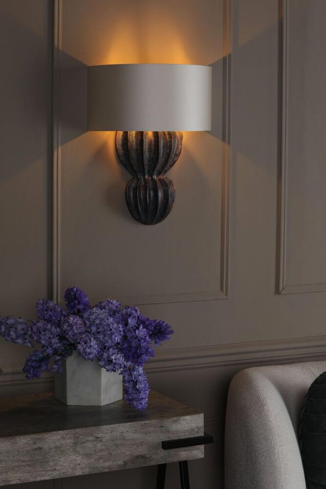 Botany Handmade Single Wall Light Vedigris Bespoke Shade