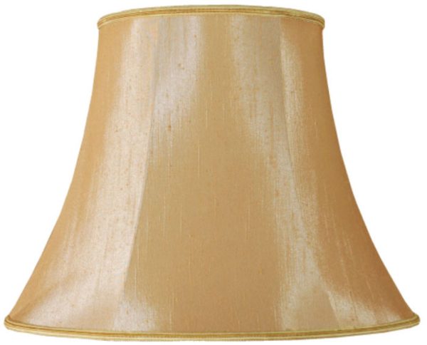 Champagne Bowed Empire 5 Inch Clip On Wall Light / Chandelier Shade