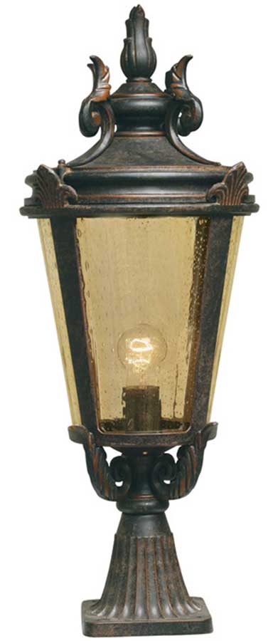 Baltimore Large Bronze Traditional Outdoor Post Top Lantern