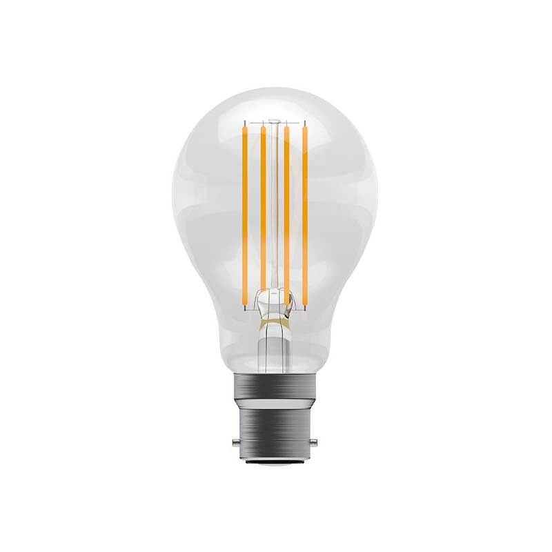 6w BC LED Dimmable Filament GLS Light Bulb 810lm Warm White