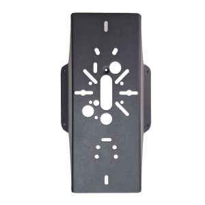 Black finish tall corner bracket for Elstead outdoor wall lights, main image.