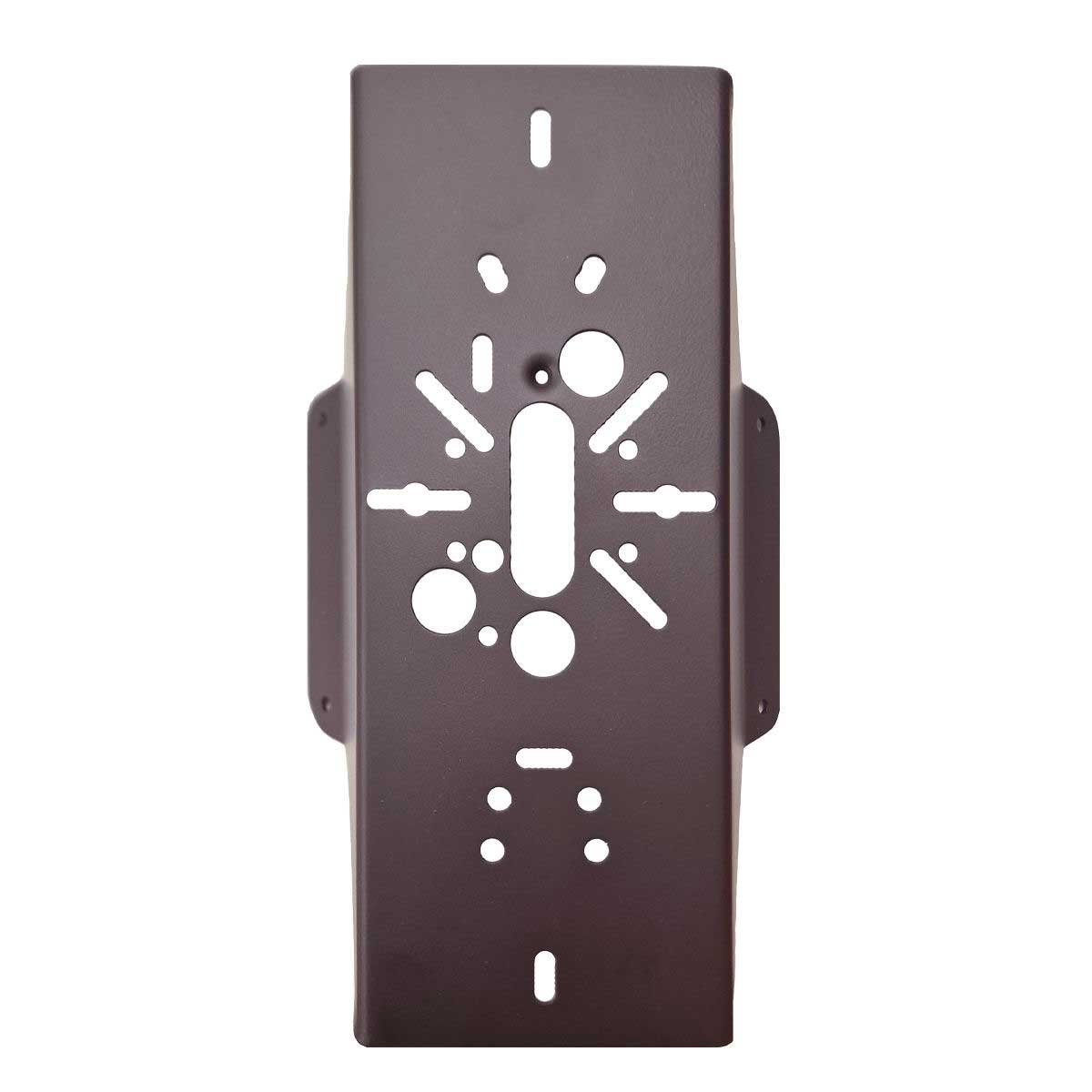 Tall Corner Bracket For Elstead Outdoor Wall Lights in Brown