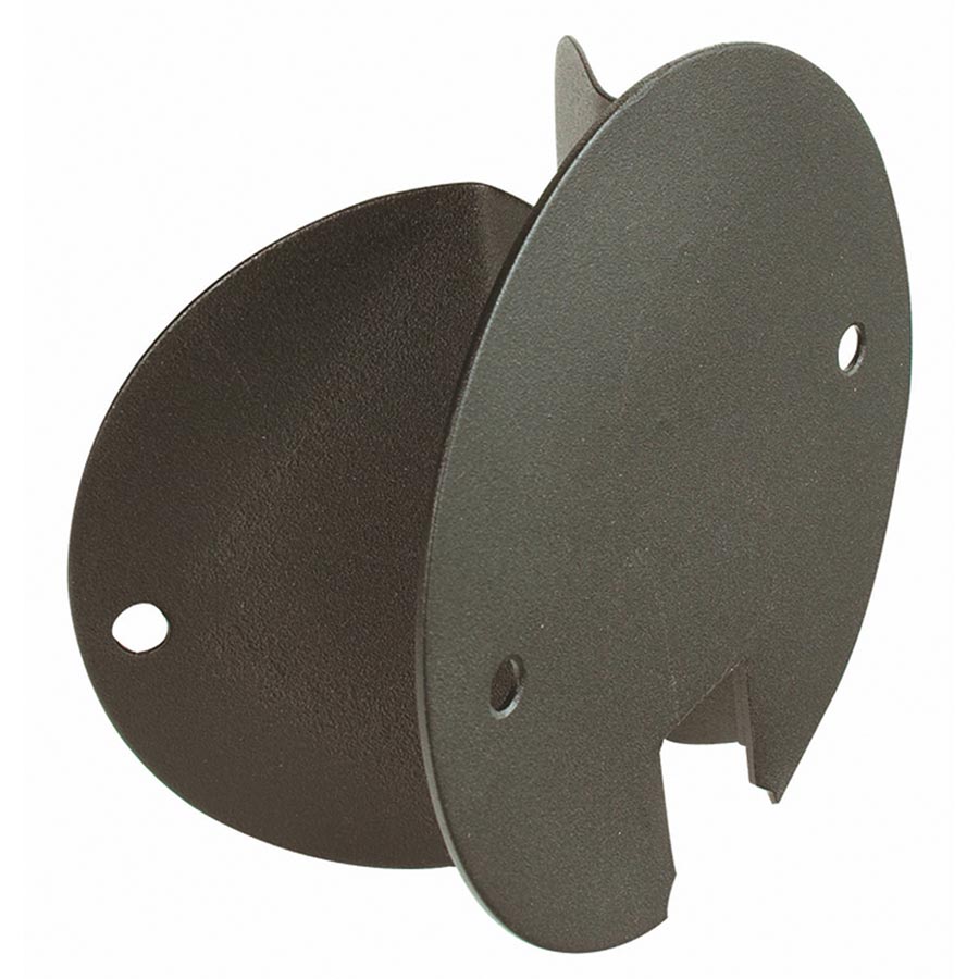 Norlys Circular Corner Bracket Outdoor Wall Lights Black