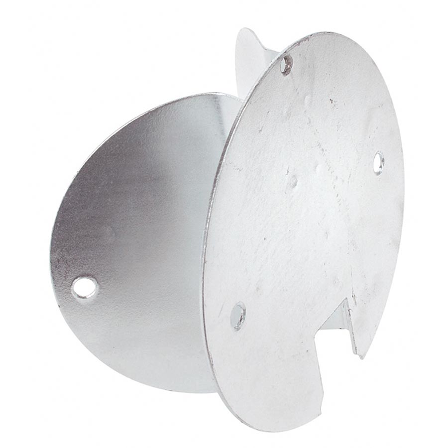 Norlys Circular Corner Bracket Outdoor Wall Lights Galvanised