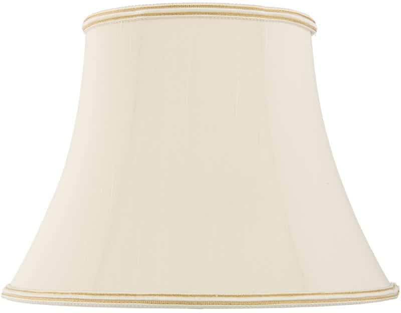 Celia Oval 16 inch Oyster Faux Silk Empire Table Lamp Shade