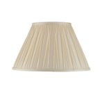Chatsworth Pinch Pleat Tapered 14" Ivory Silk Table / Ceiling Lamp Shade