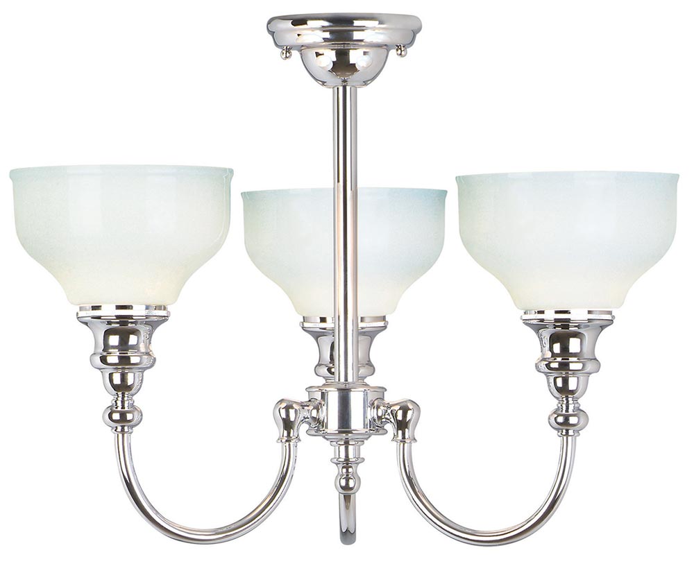 Elstead Cheadle Bathroom 3 Light Chandelier Polished Chrome IP44