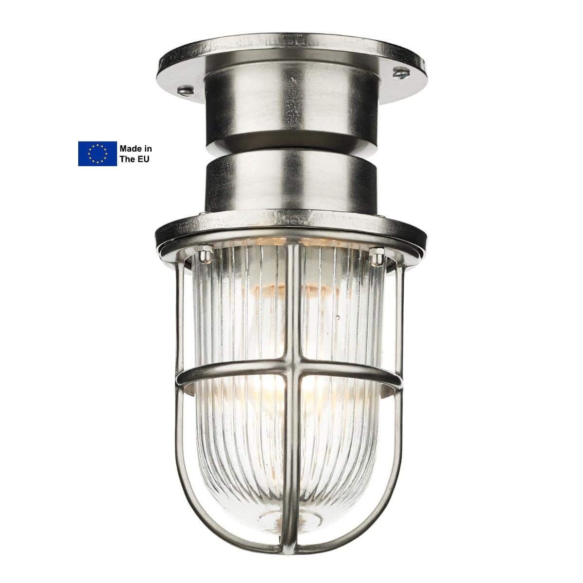 Coast Outdoor Bulkhead Light Nickel Plated Solid Brass IP44