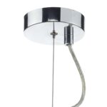 Dar Cube 3 Light Dual Mount Ceiling Pendant Chrome