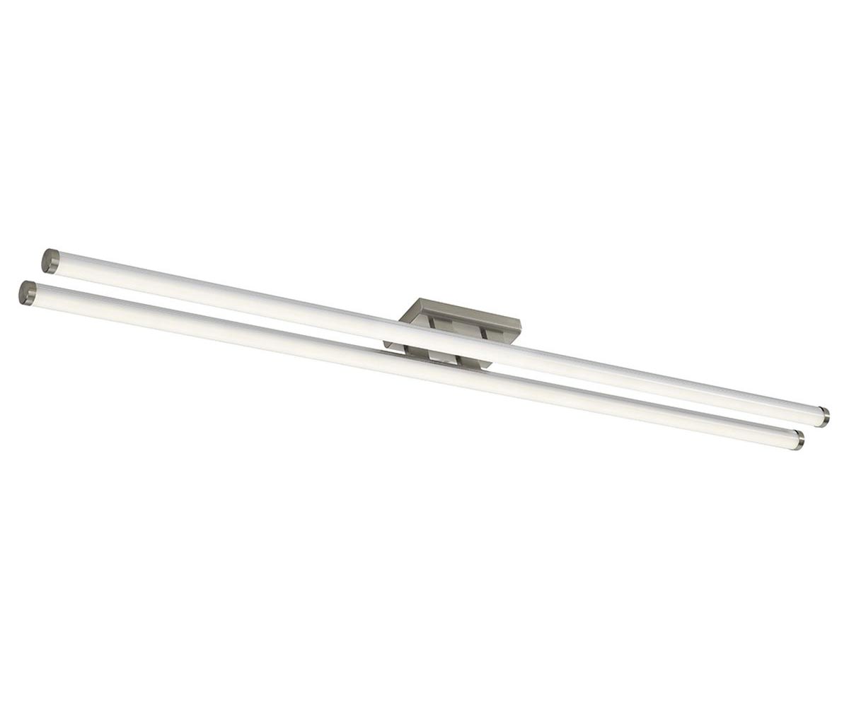 Dar Cuisine Fluorescent Style 40w LED Kitchen Light Satin Chrome