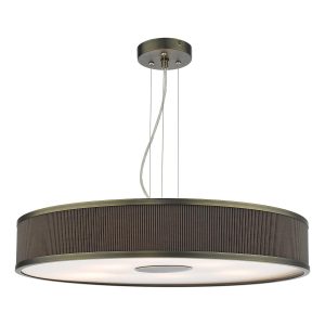 Dar Alvaro 6 light pendant in antique bronze main image