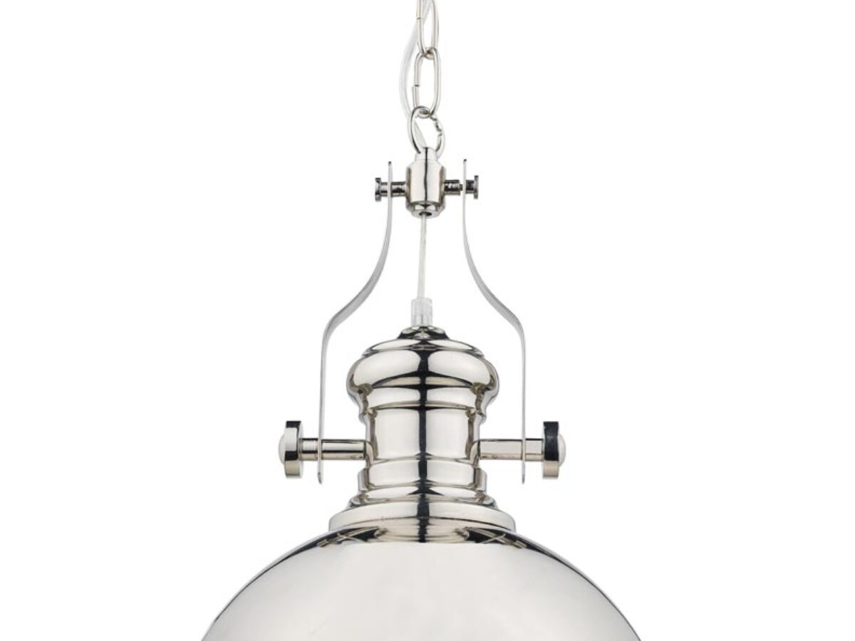 Single Pendant Light Polished Chrome