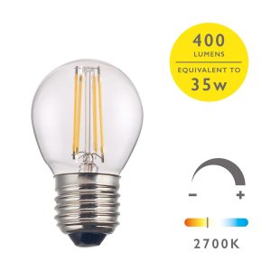 4w LED golf ball light bulb warm white 400 lumen for E27 main image