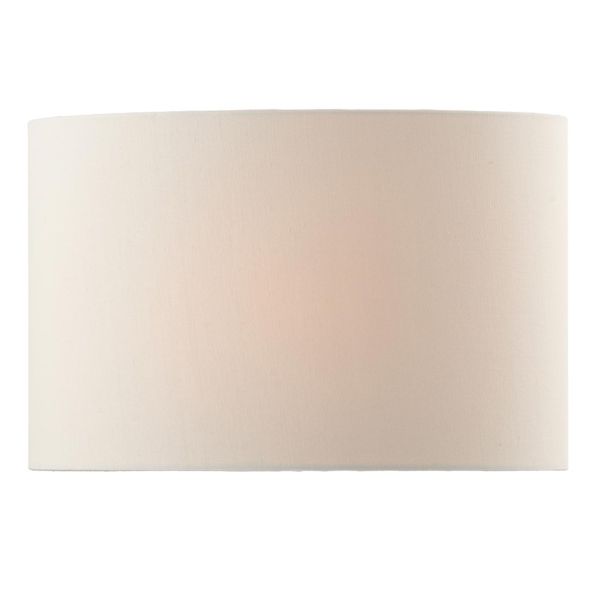 Dar Donovan 48cm Cream Faux Silk Oval Table / Floor Lamp Shade E27