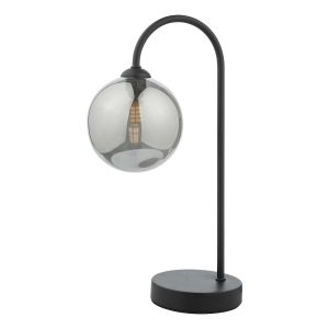 Dar Eissa 1 light touch dimming table lamp in matt black main image