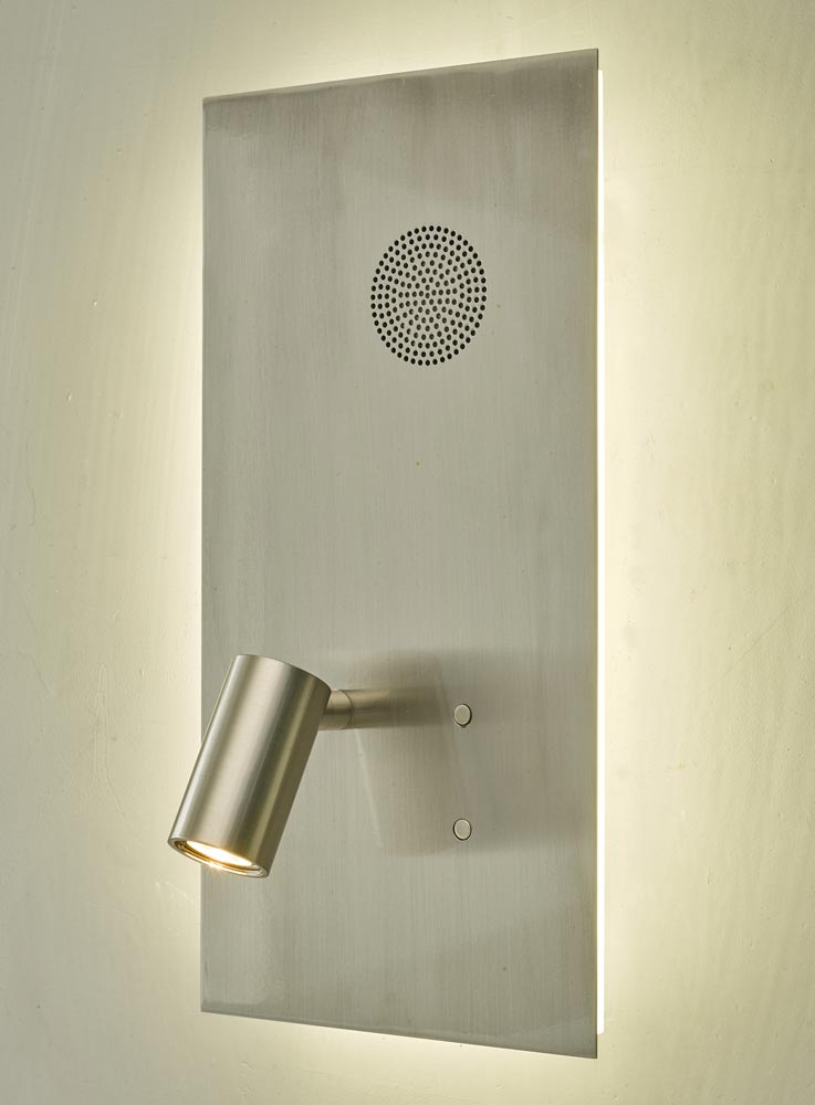 Wall light with bluetooth speaker discount