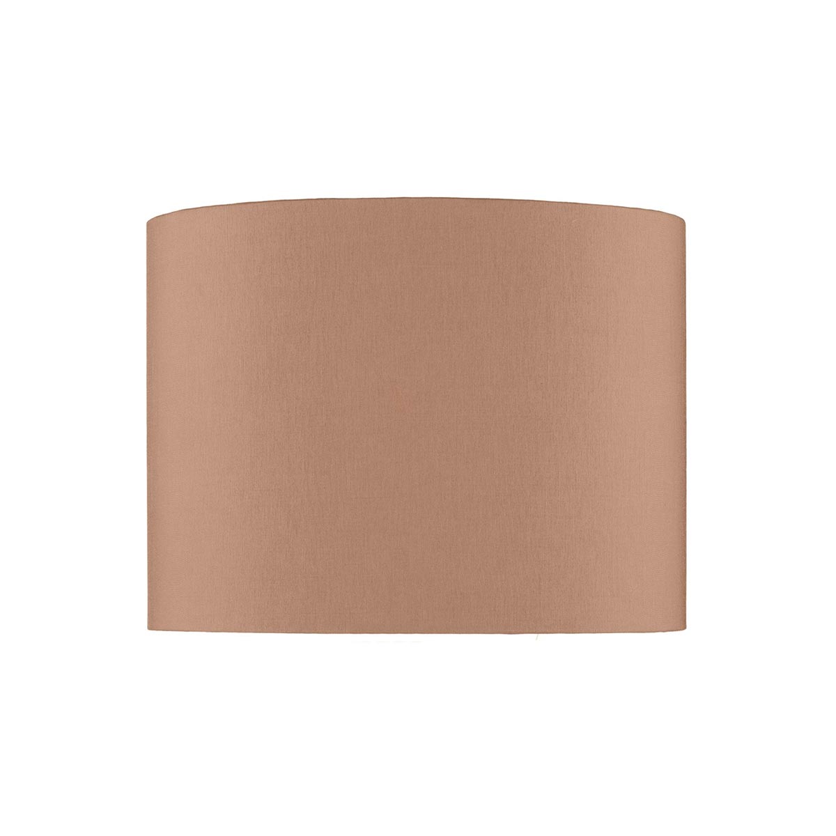 Dar Madrid 31cm Diameter Taupe Faux Silk Drum Table Lamp Shade E27