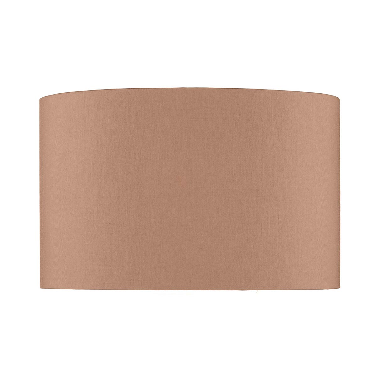 Dar Madrid 43cm Taupe Faux Silk Drum Floor / Table Lamp Shade E27