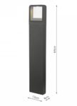 Dar Malone Modern 5w LED Outdoor Post Light Anthracite IP65