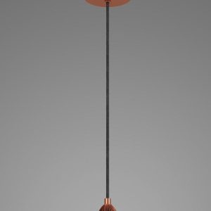 Dar Modular 13w LED Pendant Ceiling Light Cable Set Satin Copper