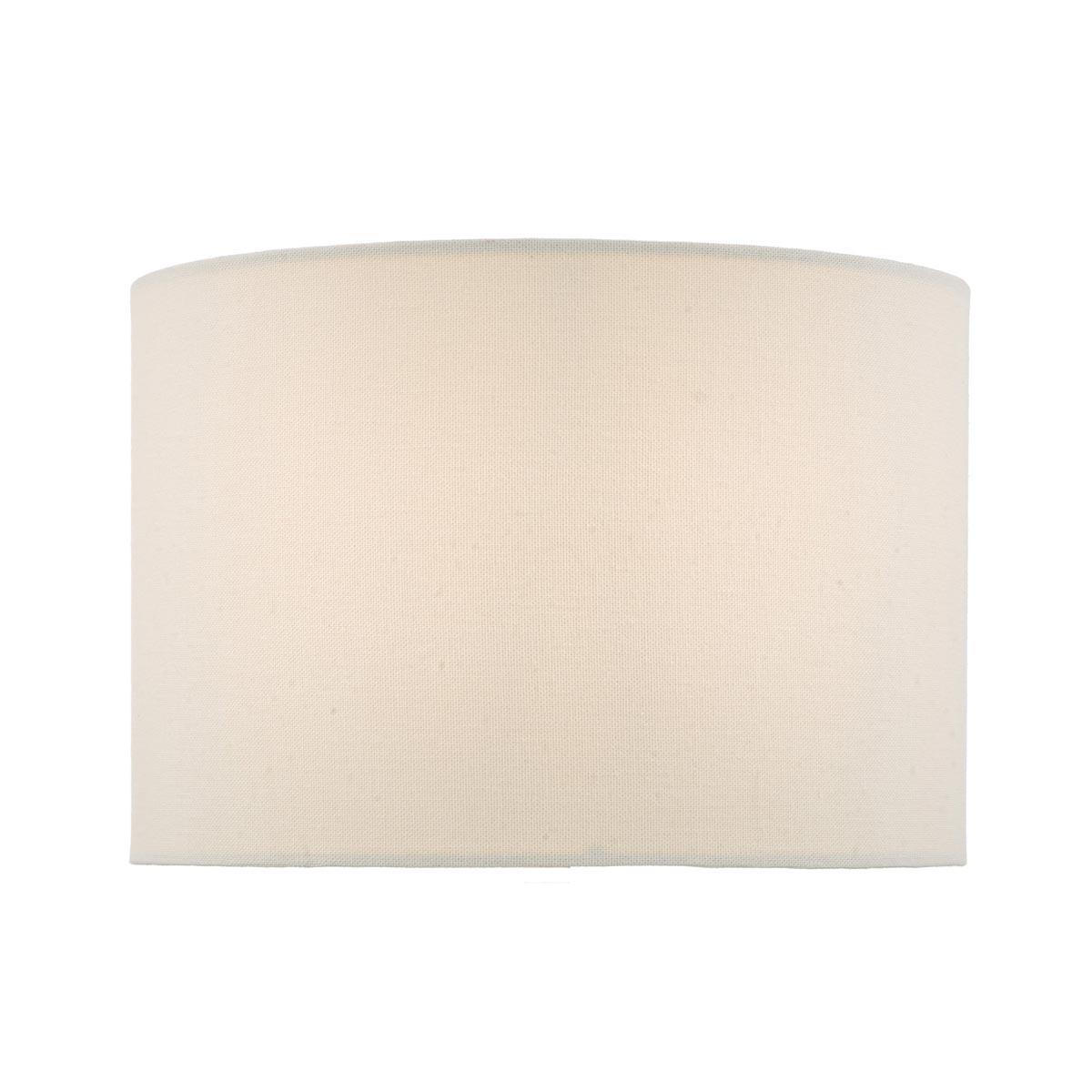 Dar Nalani 26cm ivory linen drum small table lamp shade main image