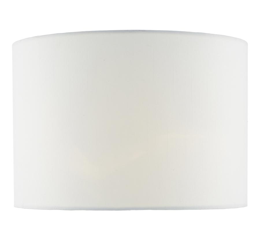 Dar Spare 33cm White Drum Shade for Ciara Table Lamp E27 / E14 / B22
