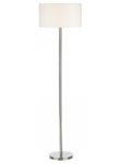 Dar Tuscan Modern 1 Light Floor Lamp Base Only Satin Chrome