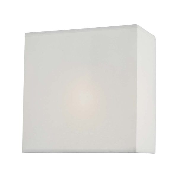 Dar Urmi Compact 1 Lamp Switched Wall Washer Light Ivory Shade