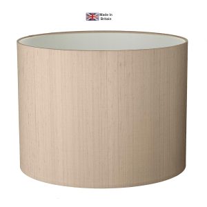Drum 35cm silk lamp shade is available in a choice of bespoke colours