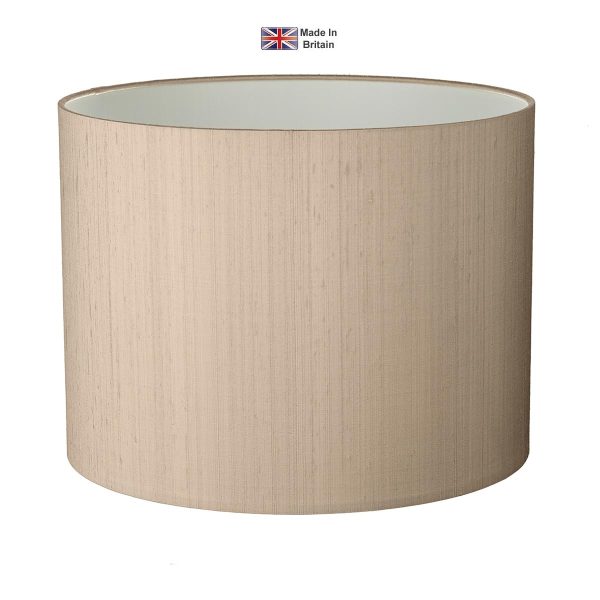 Drum 45cm silk lamp shade in a choice of bespoke colours