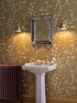 David Hunt Avon Classic 1 Light Solid Butter Brass Bathroom Wall Light