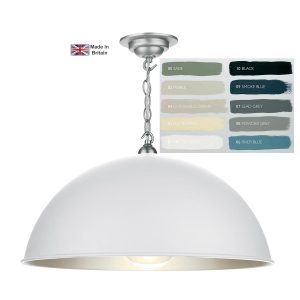 Ealing large 1 light ceiling pendant in bespoke finish option