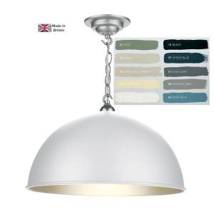 Ealing small 1 light ceiling pendant in bespoke finish option