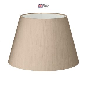 Empire pure silk 20cm diameter tapered lamp shade