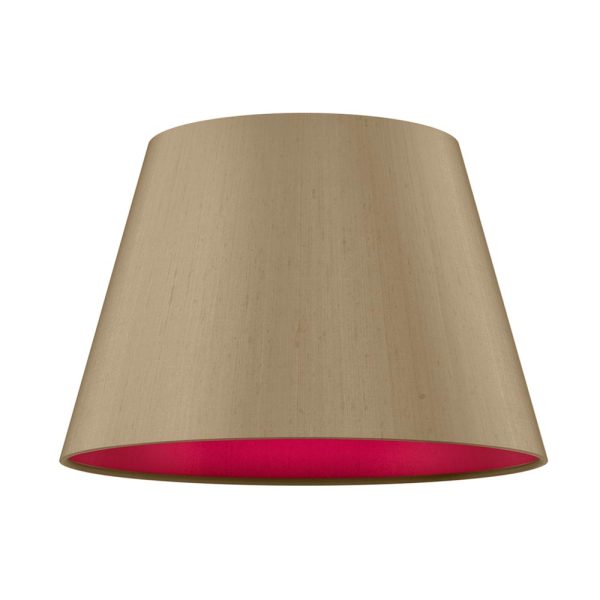 David Hunt Empire silk 35cm two-tone lamp shade choice of colours