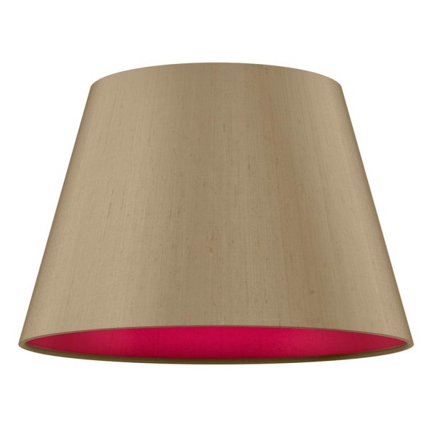 David Hunt Empire silk 45cm two-tone lamp shade choice of colours