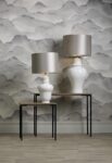 David Hunt Vaughn Small 1 Light White Ceramic Vase Table Lamp Base