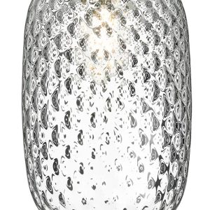 David Hunt Vidro Large Clear Dimpled Glass Pendant Lamp Shade
