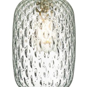 David Hunt Vidro Small Clear Dimpled Glass Pendant Lamp Shade