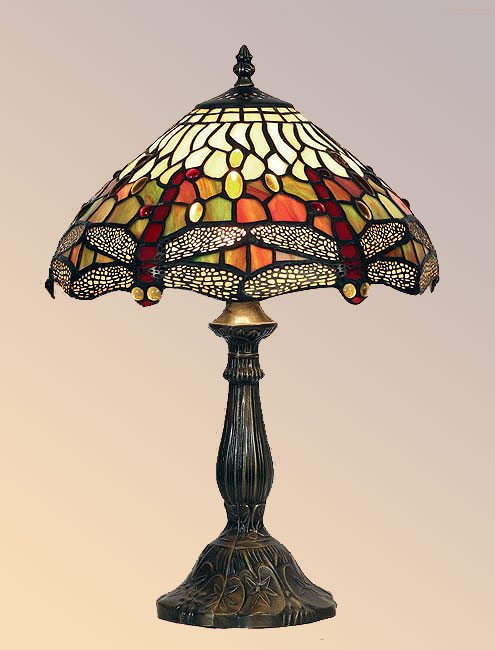 Dragonfly 300mm Tiffany Table Lamp