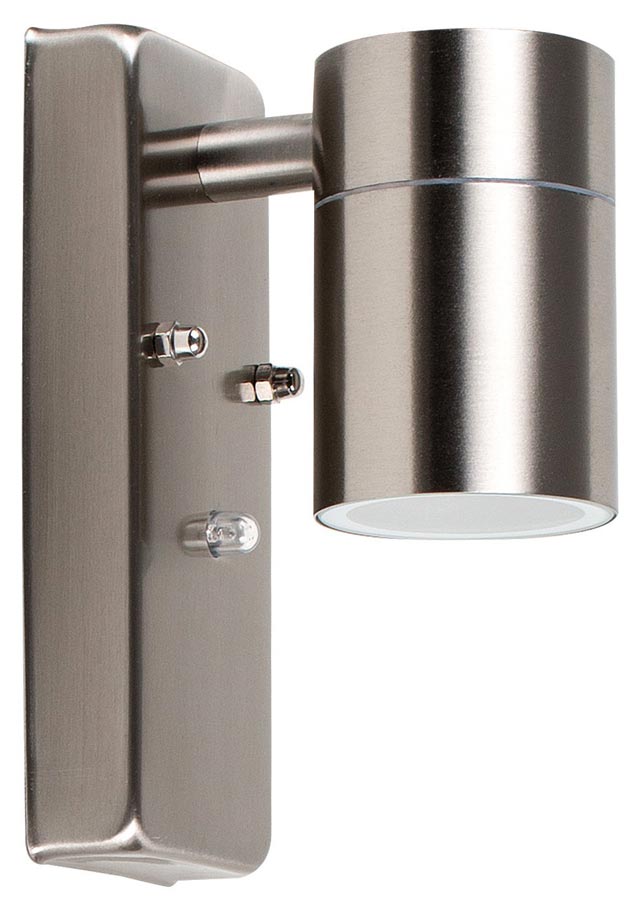 Barrow Dusk Till Dawn Outdoor Wall Downlight Stainless Steel IP44