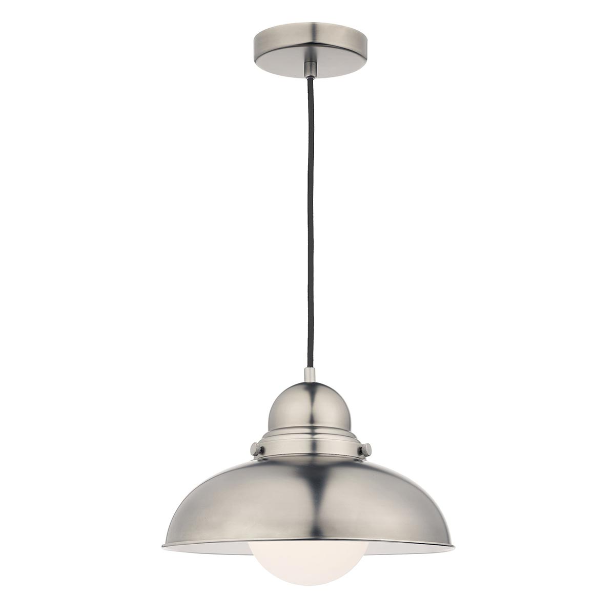 Dar Dynamo 1 Light Ceiling Pendant Antique Chrome