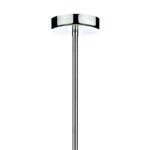 Dar Dynamo Cream 3 Light Bar Pendant Chrome Detail