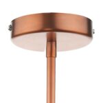 Dar Dynamo 3 Light Bar Pendant Antique Copper