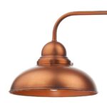 Dar Dynamo 3 Light Bar Pendant Antique Copper