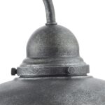 Dar Dynamo Single Lamp Outdoor Wall Light Aged Iron