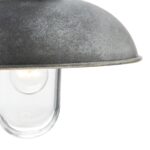 Dar Dynamo Single Lamp Outdoor Wall Light Aged Iron