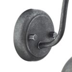 Dar Dynamo Single Lamp Outdoor Wall Light Aged Iron