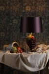 Dionysus British Made Table Lamp Base Only Magenta / Juniper