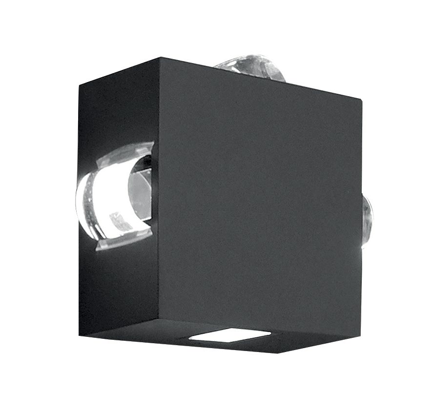 Elstead Agner 4 Light LED Outdoor Wall Light Graphite IP54